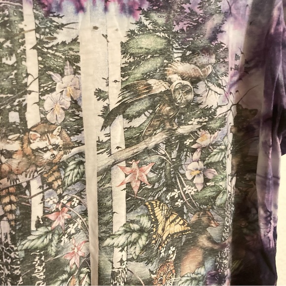 Chapman Graphics vintage tie dye forest animal tee - Picture 5 of 13